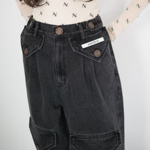 KIMHEKIM SIX POCKET PANTS / BLACK