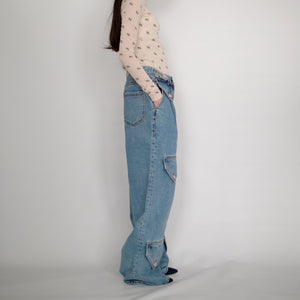 KIMHEKIM SIX POCKET PANTS / BLUE SKY