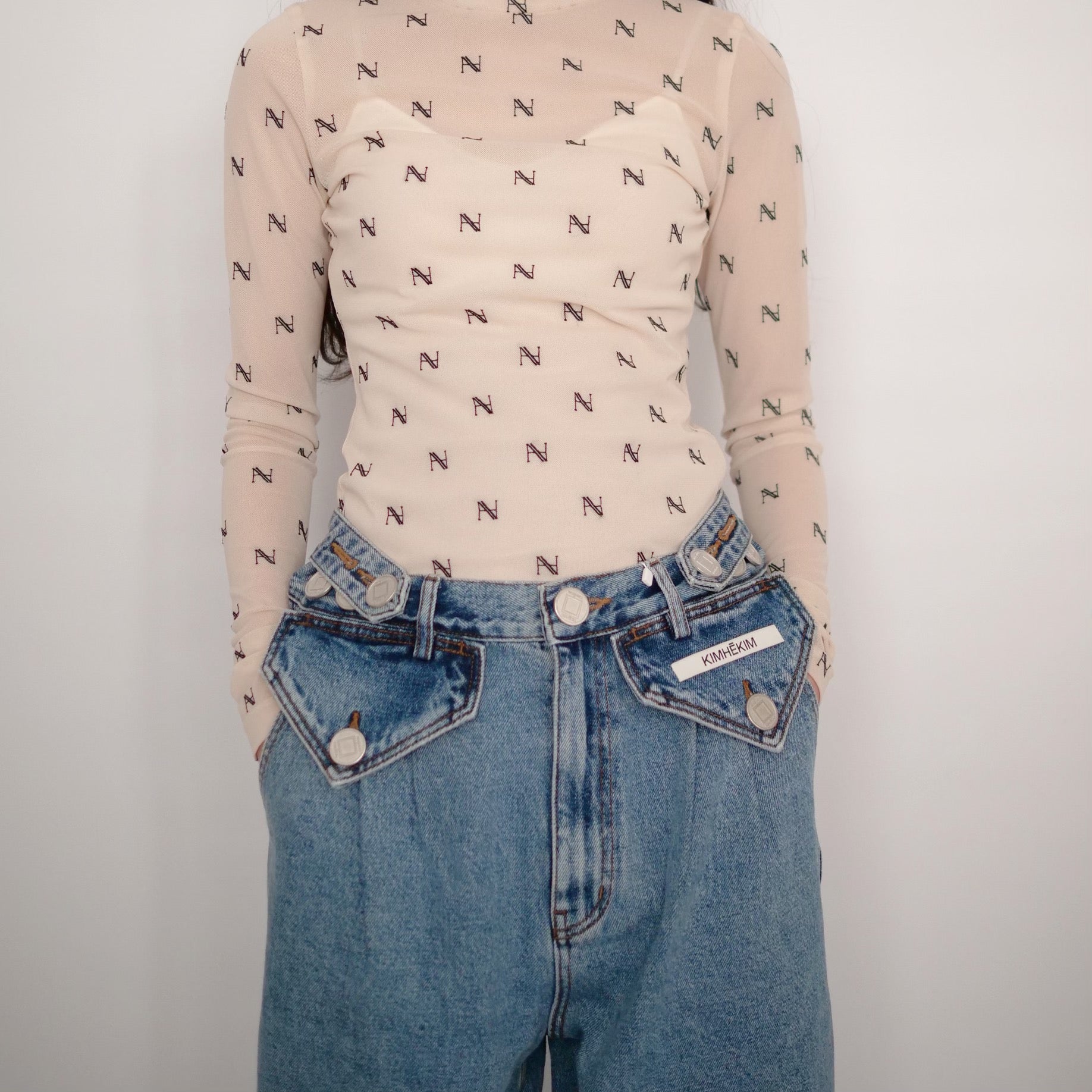 KIMHEKIM SIX POCKET PANTS / BLUE SKY