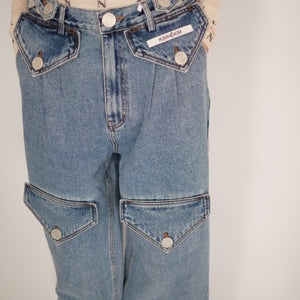 KIMHEKIM SIX POCKET PANTS / BLUE SKY