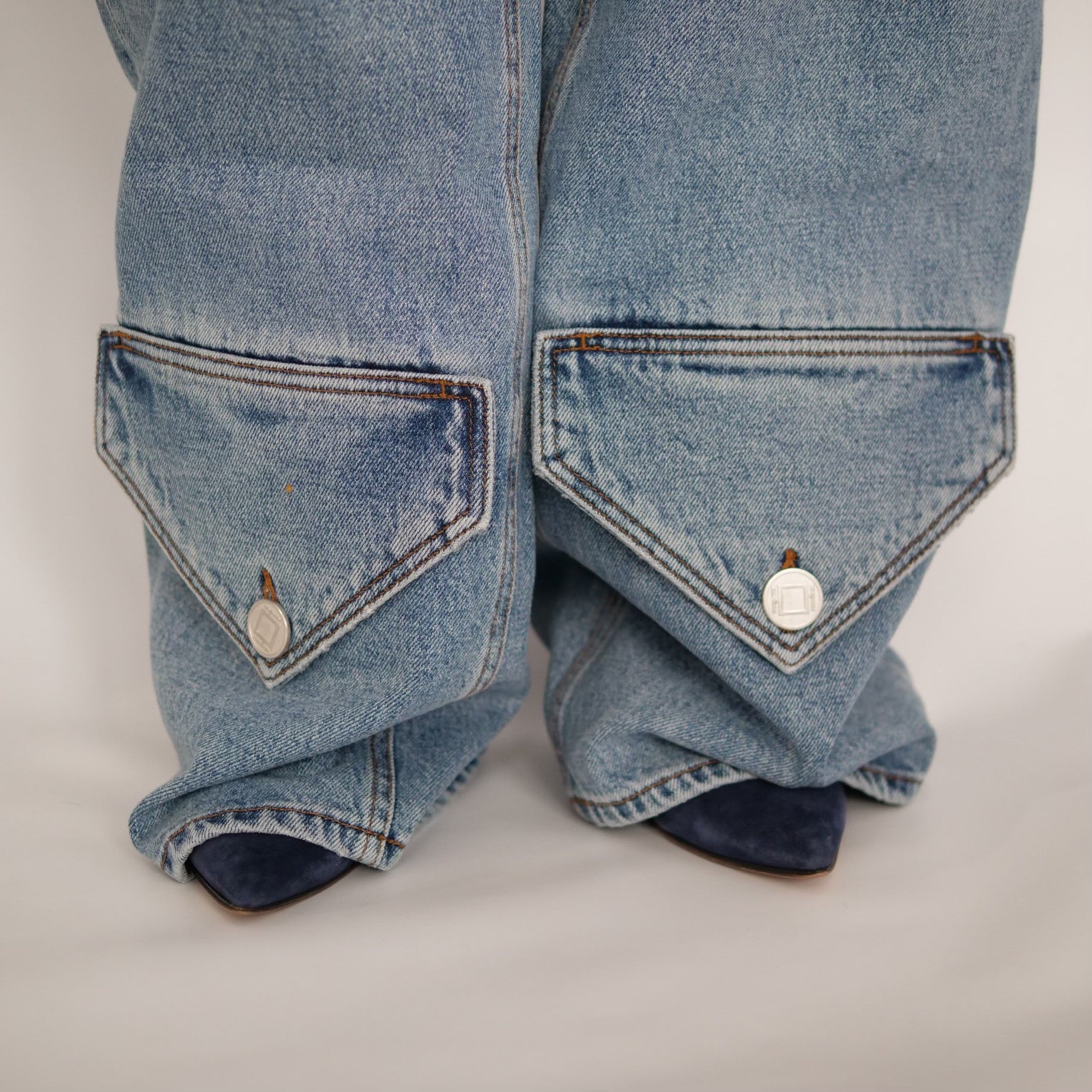 KIMHEKIM SIX POCKET PANTS / BLUE SKY