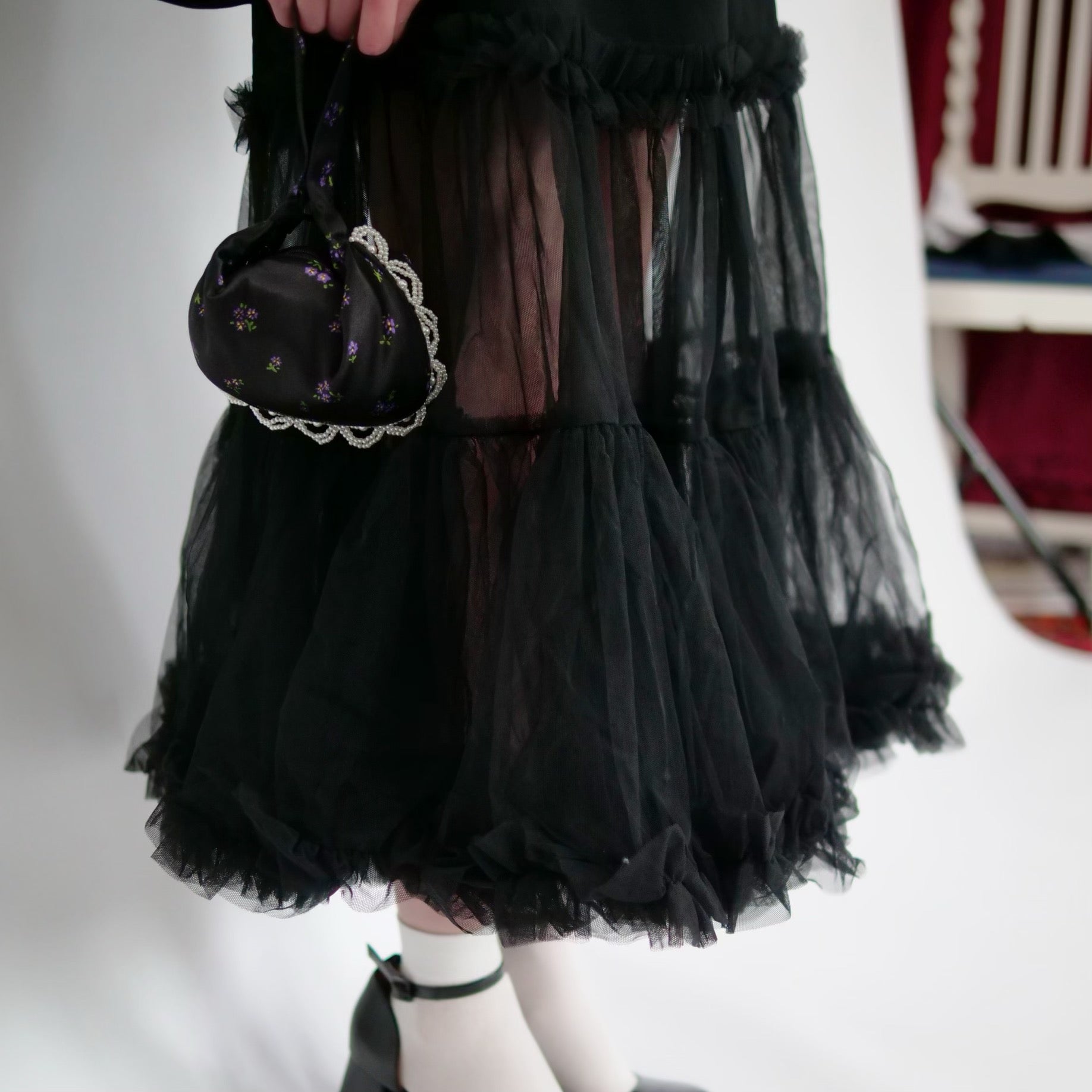 Viktor & Rolf BURST INTO BLOSSOM　スカート - BLACK