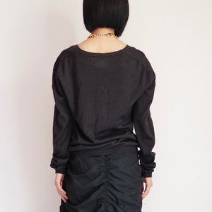 [OLD&VINTAGE] JIL SANDER　Vネックニットカーデ