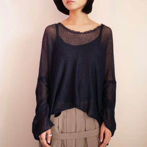 [OLD&VINTAGE] メッシュニット　ネイビー