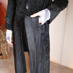 [OLD&VINTAGE] suede coat