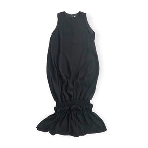 HAENGNAE TAMAGO DRESS / BLACK