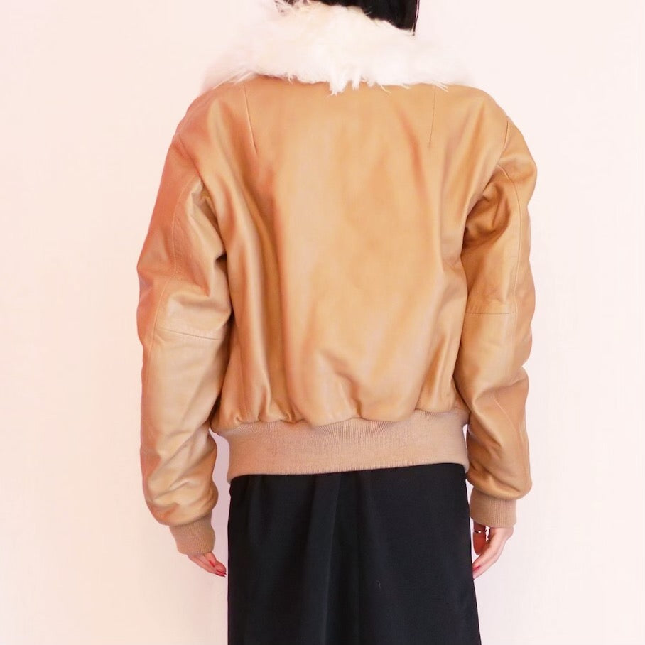[OLD&VINTAGE] CHLOE　LEATHERブルゾン
