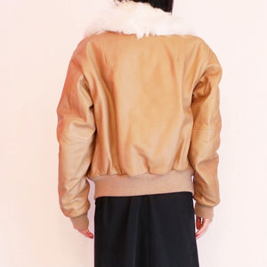 [OLD&VINTAGE] CHLOE　LEATHERブルゾン