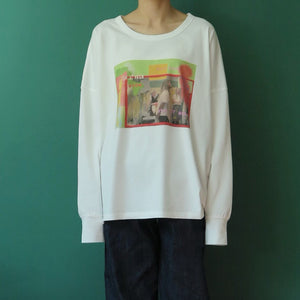 [MADROMY×dim at noon]MASAKO.Y PRINT HOOKED LONG (FRONT)
