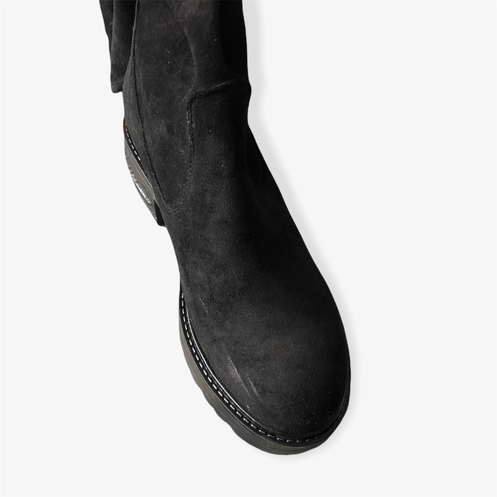 MADROMY　Knee-high boots(vegan suede)