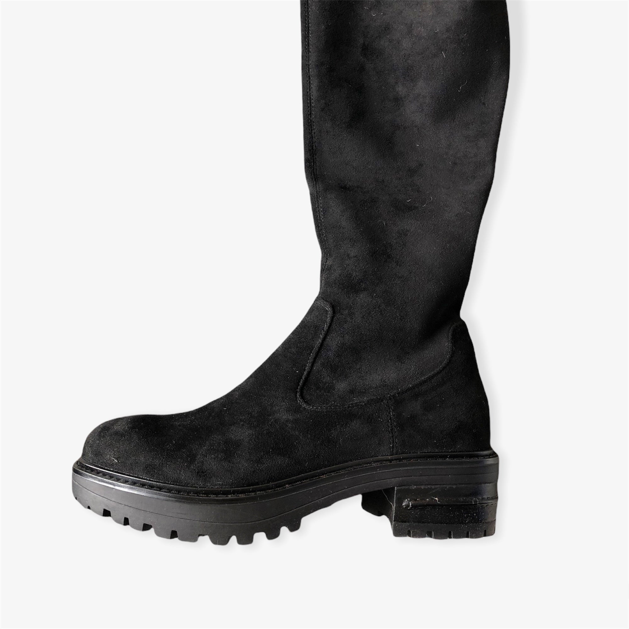MADROMY　Knee-high boots(vegan suede)