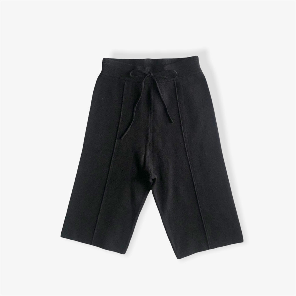 [SALE]MADROMY BIKER KNIT PANTS (BLACK)