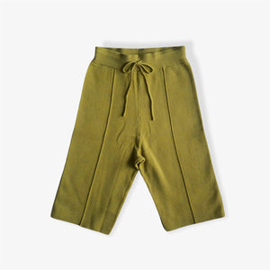 MADROMY BIKER KNIT PANTS (LIME)