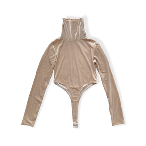 [SALE]MADROMY　VELOR DEEP CUT BODY SUIT