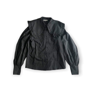 [SALE]MADROMY　big collar shirt (BLACK)