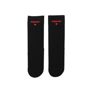 [SALE]SHUSHU/TONG  logo socks / BK