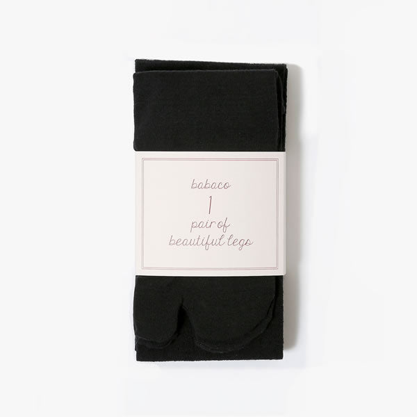 [SALE][babaco] Fine Wool Tabi Tights(BLACK)