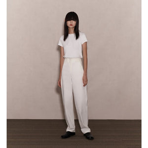 JOHN  NHOJ Twisted Tee / White