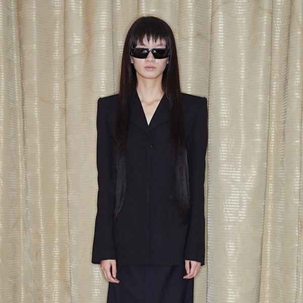 JOHN Wrap Blazer / Black
