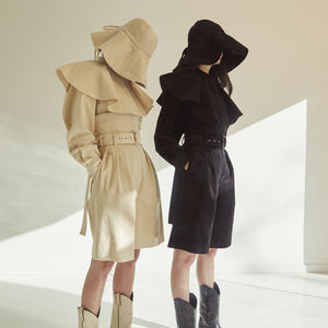 KIMHEKIM ANNA CODUROY HAT(IVORY)