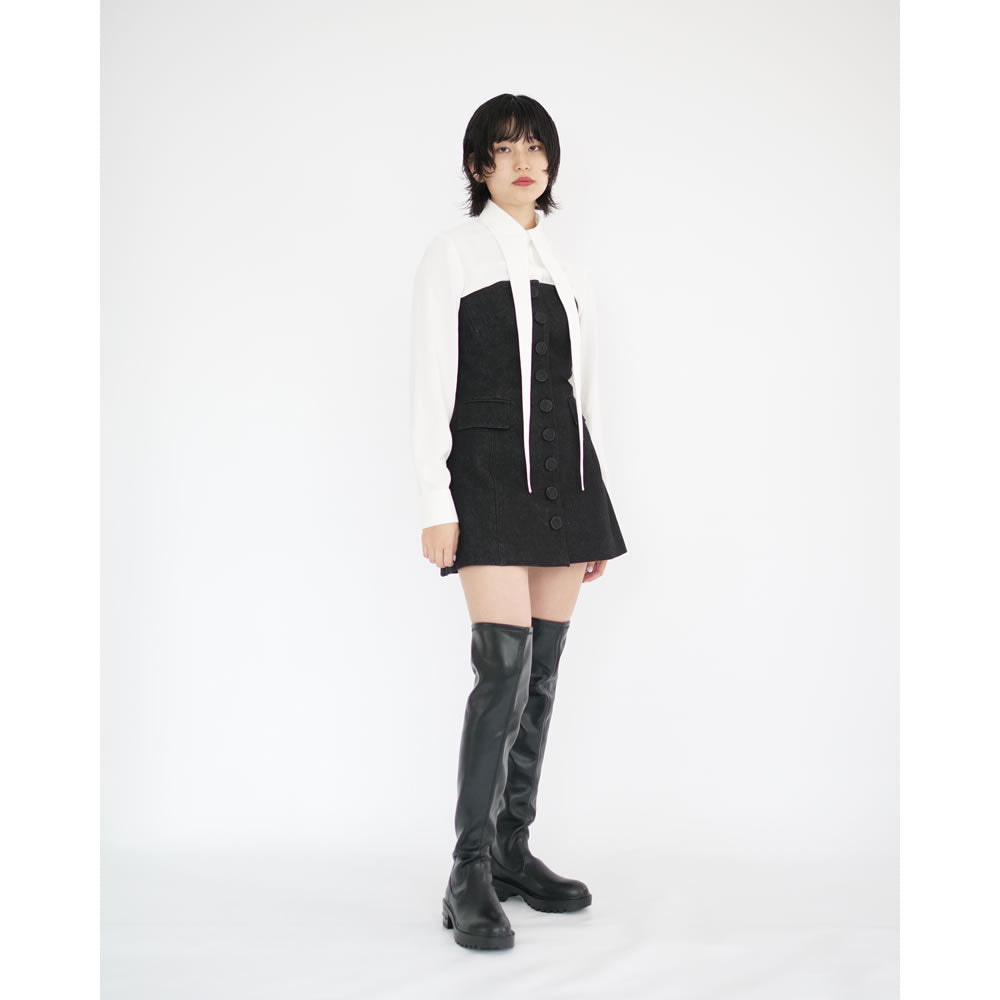 KIMHEKIM EMMA MINI DRESS IN DENIM