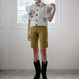 KIMHEKIM ROSAMUND SHORT SLEEVED SHIRTS (WHITE)