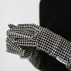 [SALE]KIMHEKIM CHECKED VELVET LONG GLOVES