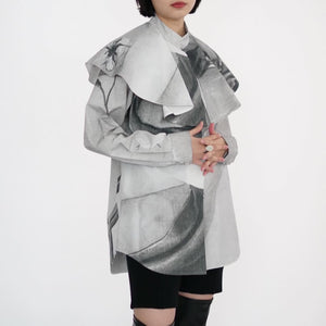 KIMHEKIM ANNA CAPE SHIRT