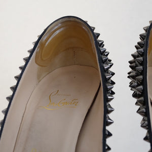 [OLD&VINTAGE] CHRISTIAN LOUBOUTIN "SPIKE"オープントゥパンプス