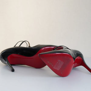 [OLD&VINTAGE] CHRISTIAN LOUBOUTIN Tストラップパンプス