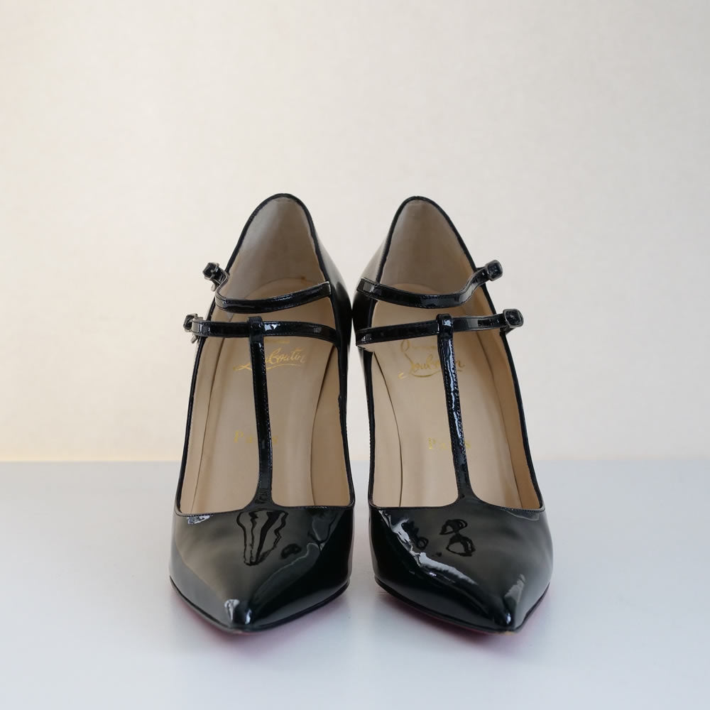 [OLD&VINTAGE] CHRISTIAN LOUBOUTIN Tストラップパンプス