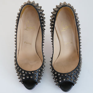 [OLD&VINTAGE] CHRISTIAN LOUBOUTIN "SPIKE"オープントゥパンプス