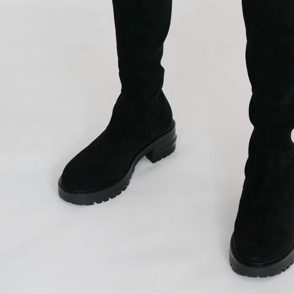MADROMY　Knee-high boots(vegan suede)