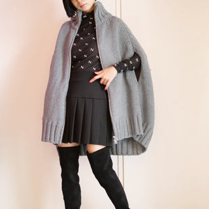 MM6 Maison Margiela ニット ケープ(GREY)