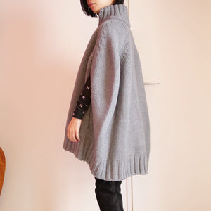 MM6 Maison Margiela ニット ケープ(GREY)