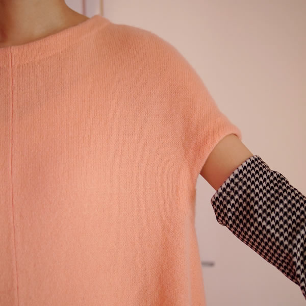 [OLD&VINTAGE] BALENCIAGA　PINKニットONEPIECE
