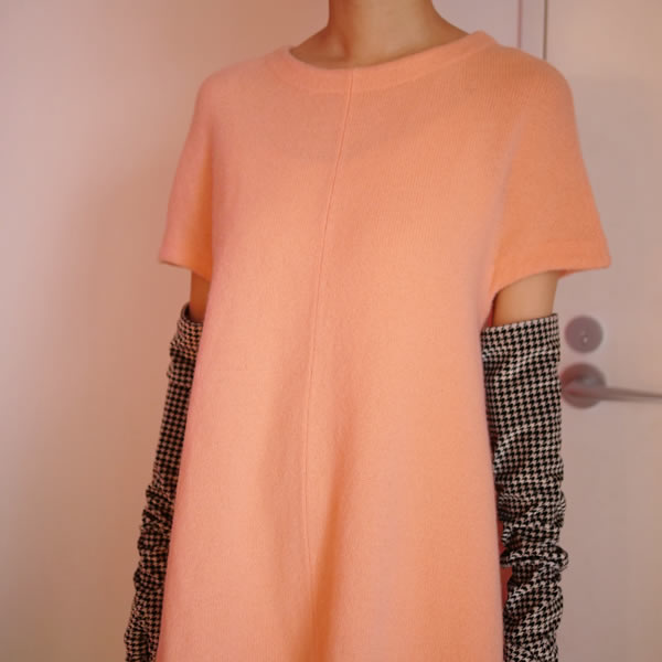 [OLD&VINTAGE] BALENCIAGA　PINKニットONEPIECE