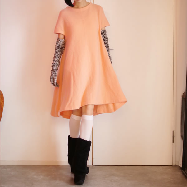[OLD&VINTAGE] BALENCIAGA　PINKニットONEPIECE