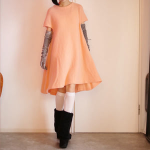 balenciaga pink knit dress Balenciaga Ribbed-knit Midi Dress in Pink