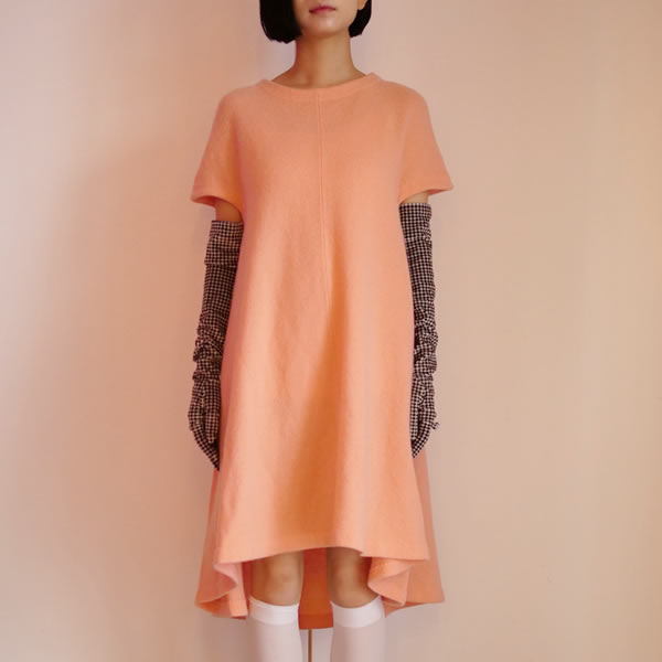 [OLD&VINTAGE] BALENCIAGA　PINKニットONEPIECE