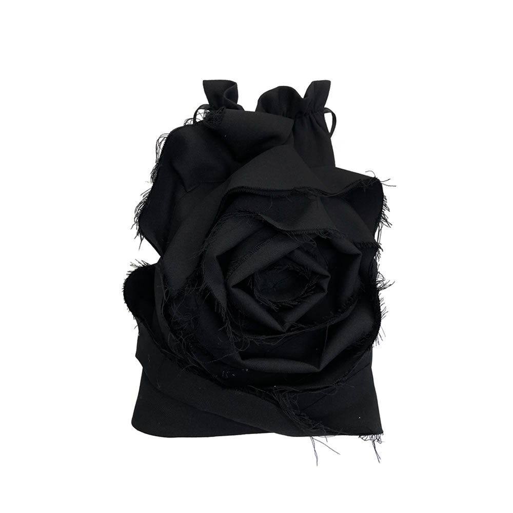 [SALE]SHUSHU/TONG  halterneck mini top / BLACK