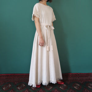 【SALE】MADROMY　2way linen dress (SAND BEIGE)
