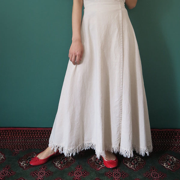 【SALE】MADROMY　2way linen dress (SAND BEIGE)